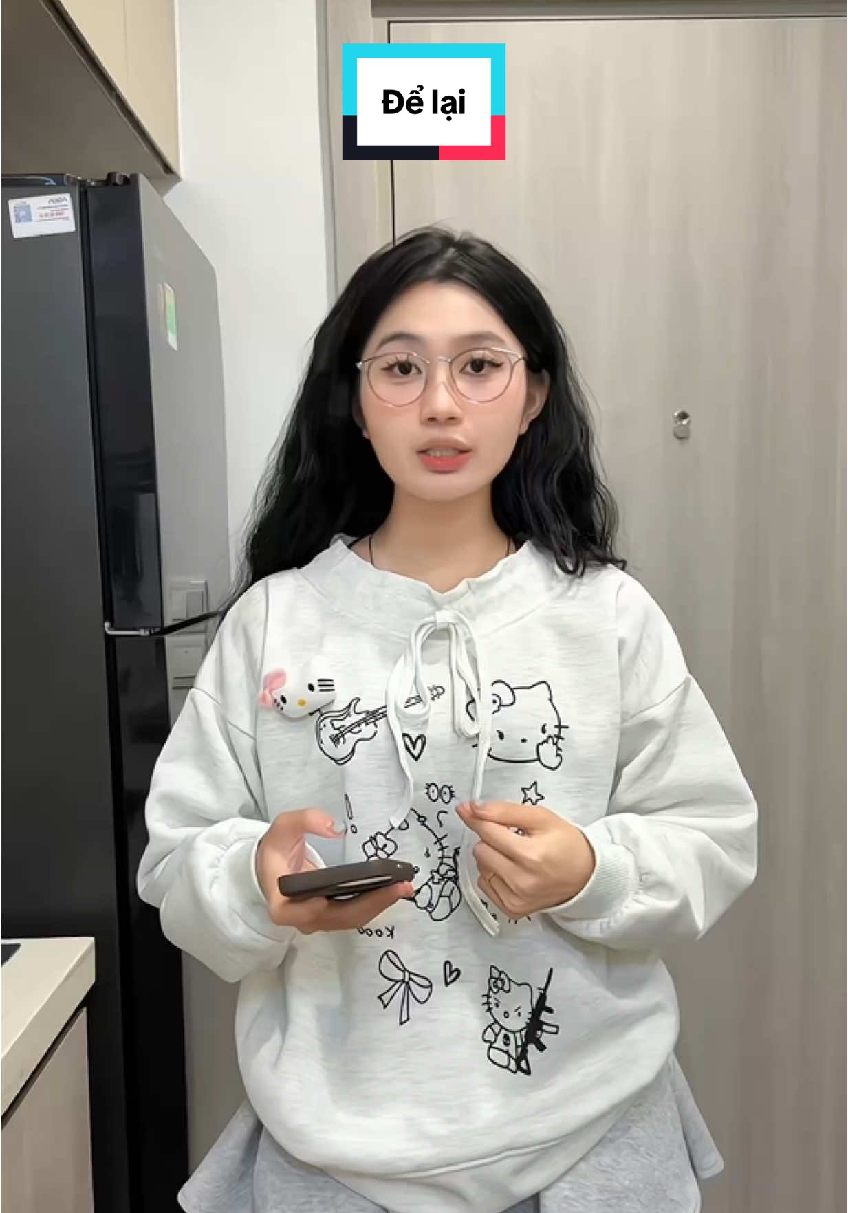 Áo này mặc xinh cực#ngocanhchibi #ngocanhoi #aothudong #aothundaitay 