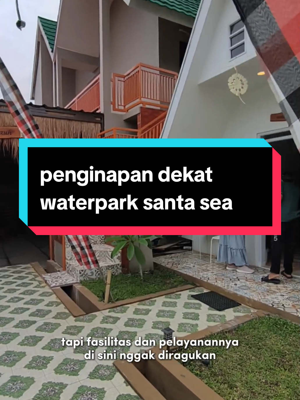 di Sukabumi ada the first water theme park in west java loh! @Santasea Water Theme Park  kalau kamu main2 air disini, butuh penginapan yang lokasinya dekat, aku rekomendasi in stay di @Qiai Guest House  Booking nya via aplikasi @RedDoorz Indonesia  biar dapat harga terbaik! jangan lupa masukkan kode promo 