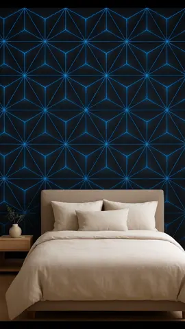 A32 Modern blue accent that turns your room into a premium space 💙✨ Sleek. Classy. Minimalist.