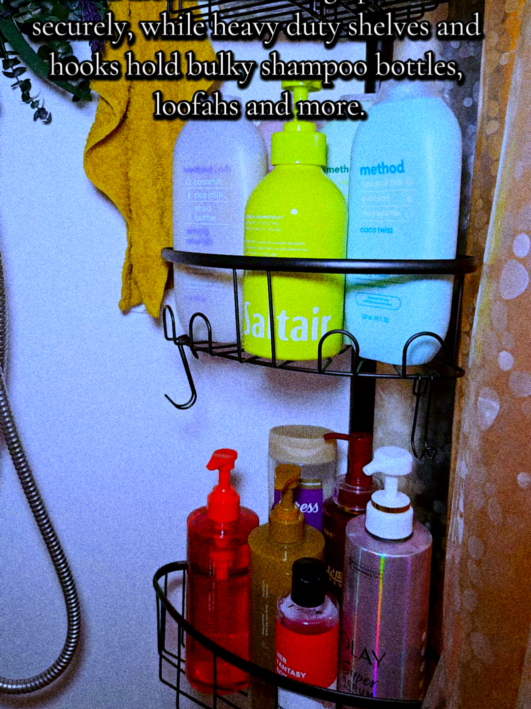Corner Shower Caddy #shower #bathroomessentials #showercaddy #homeupgrades 