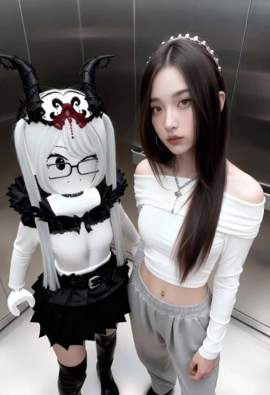 làm thế nào để chụp ảnh avatar của bạn trong Roblox và bạn ngoài đời thực bằng AI. Hướng dẫn chụp ảnh nhóm của các nhân vật trong game Roblox. #capcutforus#capcut#capcutpioneer