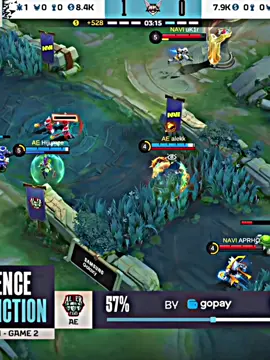 AE VS NAVI🔥| GAME-2 | MPL ID S16 - PLAYOFFS DAY 1 #MLBB9TH #MLBB 