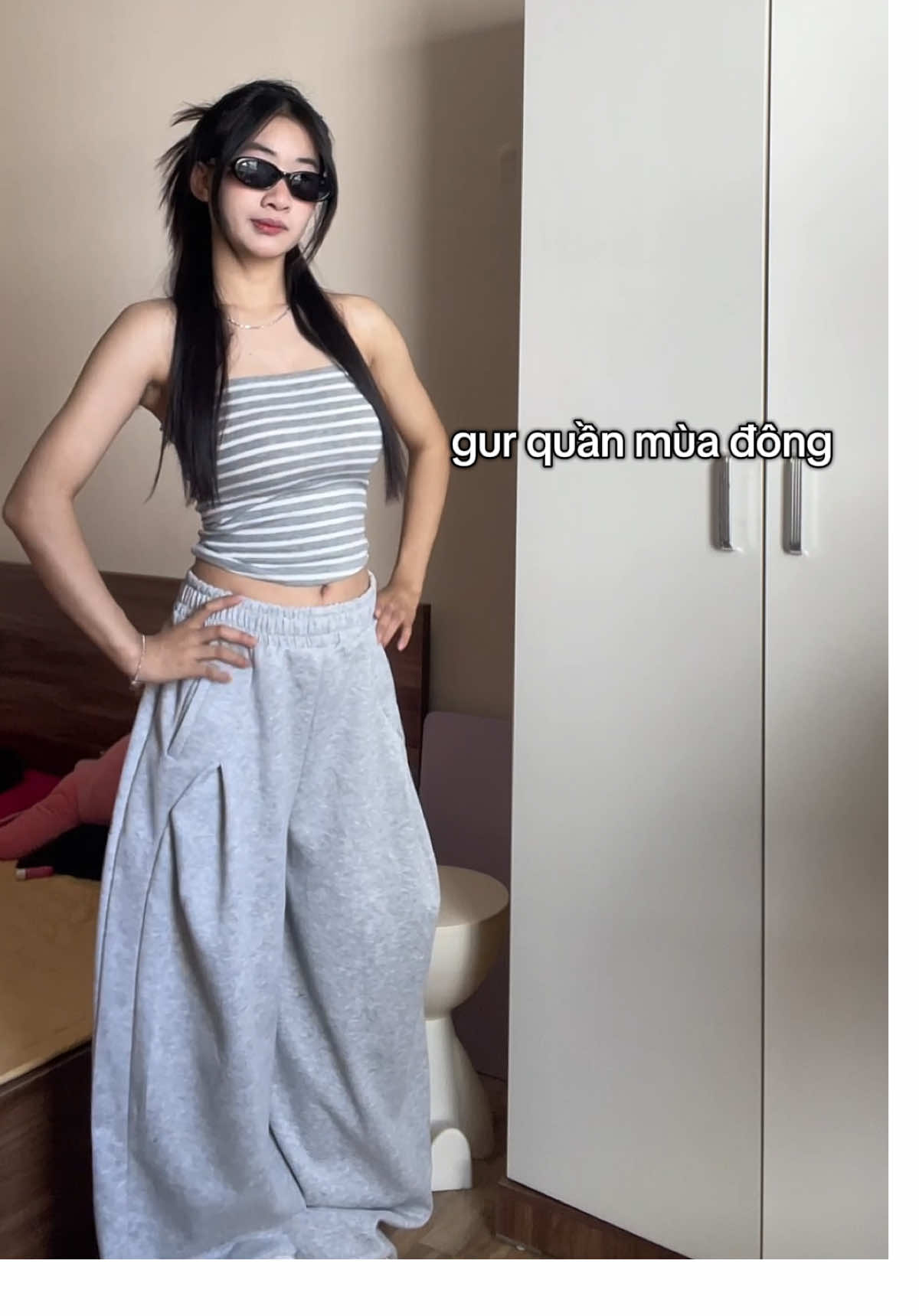 Quần nỉ ống rộng #xuhuongtiktok #outfitcuachao🧣 #quan #quanni 