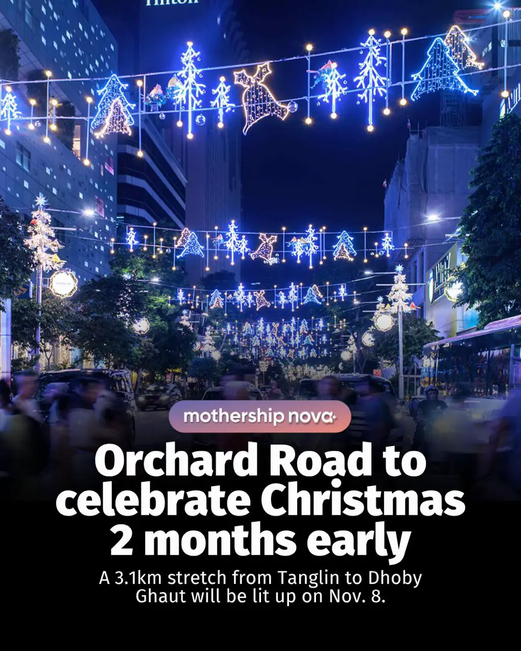 ain’t nothing wrong with it coming early, as my ex liked to say The decorations will incorporate the SG60 logo and Merli, the Singapore Tourism Board’s mascot. From Nov. 8, 2025 to Jan. 1, 2026, you can also head towards a big-ass Christmas tree near Ngee Ann City Civic Plaza to check out the festive pop-up stores in the area. Note: The photo in the first frame is for illustration purposes only. #christmas #orchardroad #sgnews 