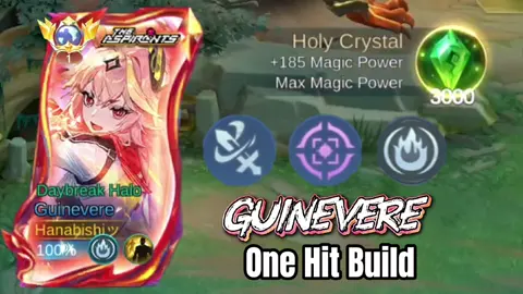 Guinevere One Hit Build💥🔥 #MLBB #mobilelegends #MLBB9TH #MLBB9thAnniversaryEvent #fyp 