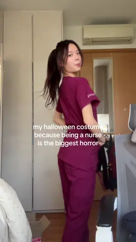 pulled out my poly scrubs for this but i still love my profession🤘🏻 #halloween 
