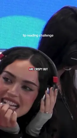 full lip reading challenge on capital radio yesterday in london #KATSEYE 