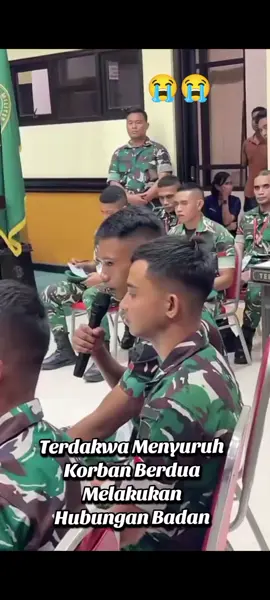 Kesaksian ( Prada RICHARD sebagi korban) bersama Ketiga saksi, Bahwa ada pidana Kekerasan Seksual ( menyuruh Prada RICHARD dan Prada LUCKY NAMO melakukan hubungan Badan sesama jenis disaksikan oleh kedua saksi yang sedang bertugas... #fypage #sidang #kekerasanseksual #penganiyayaan #penyiksaan 