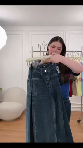 #กางเกงยีนส์ทรงกระบอก #กางเกงยีนส์ขากระบอก #กางเกงยีนส์เอวสูง #รีวิวบิ้วตี้ #tiktokshop 