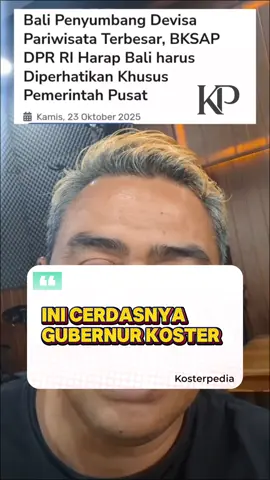 Gubernur Bali Wayan Koster menerima kunjungan Badan Kerja Sama Antar Parlemen (BKSAP) DPR RI di Jayasabha, Denpasar, Kamis (23/10). Dalam pertemuan bertema “Diplomasi Budaya dan Pembangunan Lestari”, Koster menegaskan pentingnya perhatian pemerintah pusat terhadap pembangunan infrastruktur dan kebijakan berkelanjutan di Bali yang berakar pada budaya, alam, dan manusia. “Bali kecil, tapi khasiatnya besar. Kami menyumbang lebih dari 53 persen devisa pariwisata nasional,” ujar Koster. BKSAP DPR RI yang dipimpin Mardani Ali Sera menyatakan dukungan penuh terhadap kekhususan Bali serta regulasi yang melindungi nilai budaya dan lingkungan. Dengan kontribusi devisa mencapai Rp167 triliun, Bali dinilai layak mendapat perhatian lebih agar arah pariwisata ke depan benar-benar sustainable dan berpihak pada rakyat.  #BaliLestari #DiplomasiBudaya #PariwisataBerkelanjutan #WayanKoster #koster