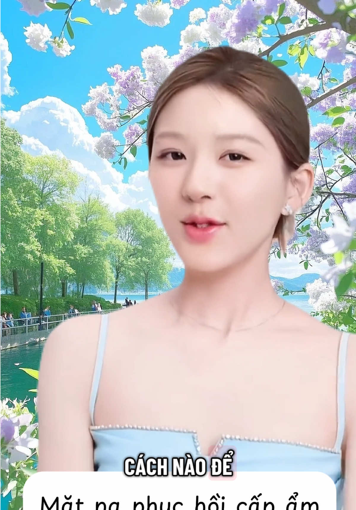 Mặt nạ tinh chất dưỡng sáng cấp ẩm phục hồi da Chando do Triệu Lộ Tư làm đại sứ. #matnatrangda #matnachando #chando #matnaphuchoi #trieulotu