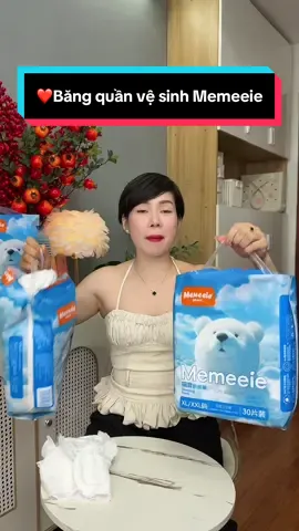 Trả lời @my tran ❤️Băng quần vệ sinh Memeeie tiện lợi các chị nha #cindythuytichcuc #bangvesinh #bangvesinhdangquan #bangvesinhsausinh#viral 