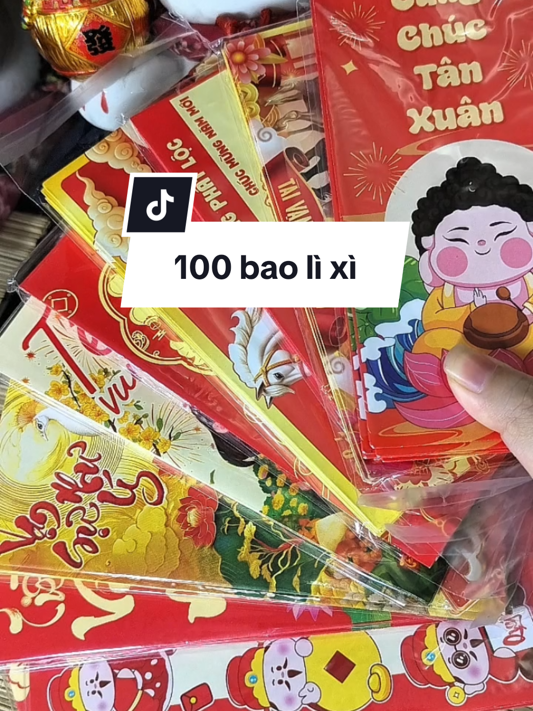 combo 100 bao lì xì tết năm 2026 #reviewconvungve #xuhuongtiktok #xuhuong #baolixitet #tet2026 