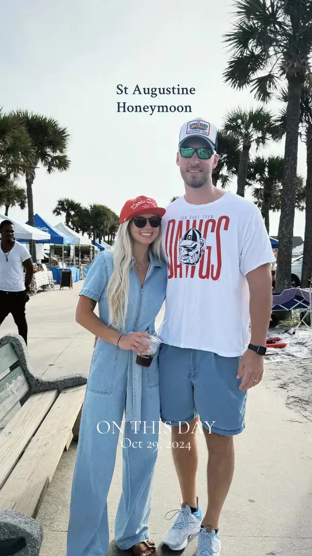 #onthisday #wedding #honeymoon #husbandwife #staugustine 