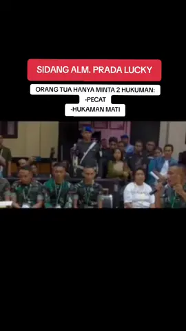 SIDANG ALM. PRADA LUCKY #pradalukcy #tniindonesia🇮🇩 #TNI #sidangmiliter #ntt 