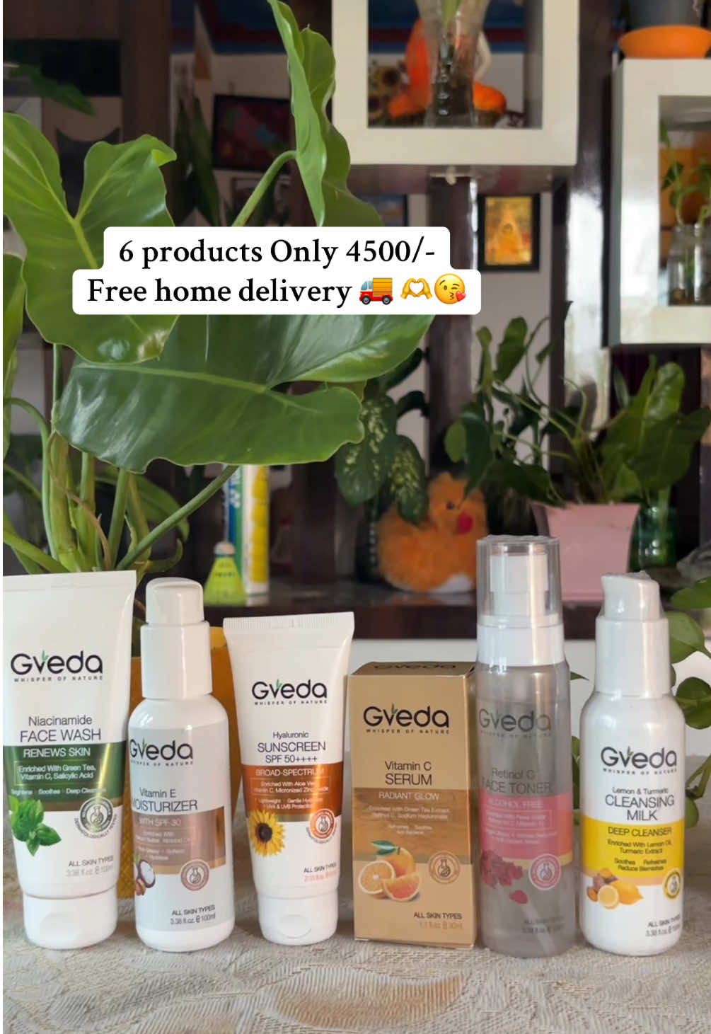 Last day of free home delivery 🚚 dm for order ✅📨 WhatsApp 9708365715 #gvedaproducts🍀✨️ #gvedaskincare #gvedahaircare #fyp #gveda 