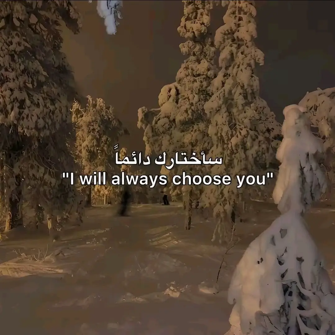 سأختارك دائما ❤ #fyp #اقتباسات #foryou #fyppppppppppppppppppppppp #احبك 