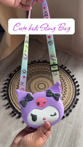 Cartoon Shoulder Bag Kuromi #forkids #kidsbag #kidsgirl #slingbag #kidsslingbag 