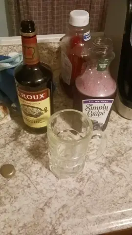 Leroux blackberry brandy and simply grape 8.9 #fyp #drinktok #mixeddrink #fireitdown #bartok #drinkreview #blackberry #blackberrybrandy #lerouxblackberrybrandy #simplygrape 