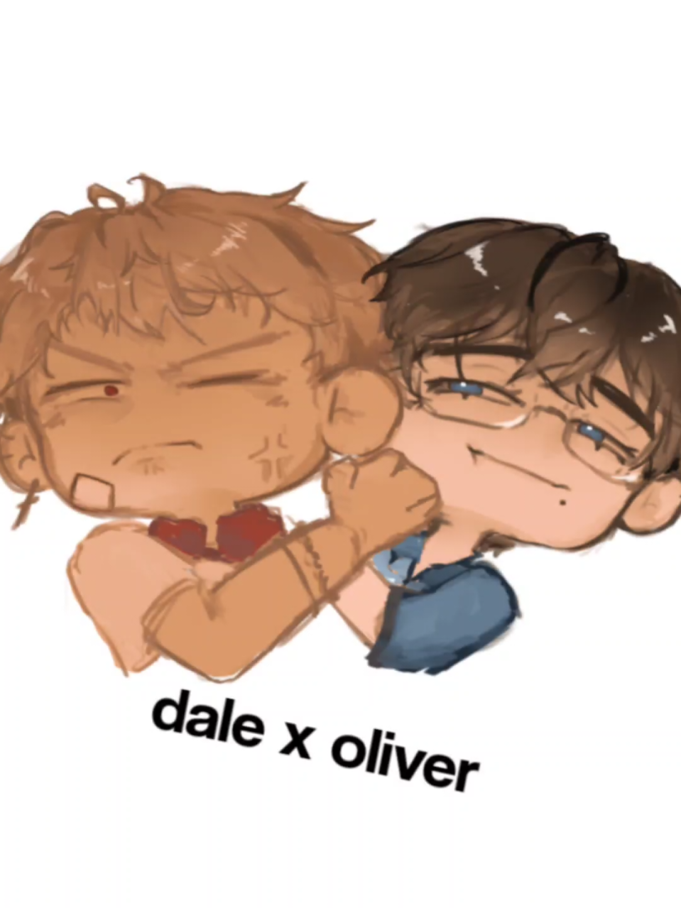 eaa dale x oliver again kwkwkw (made this while waiting buddie become canon) #oc #mlm #illustration #alightmotion #4u