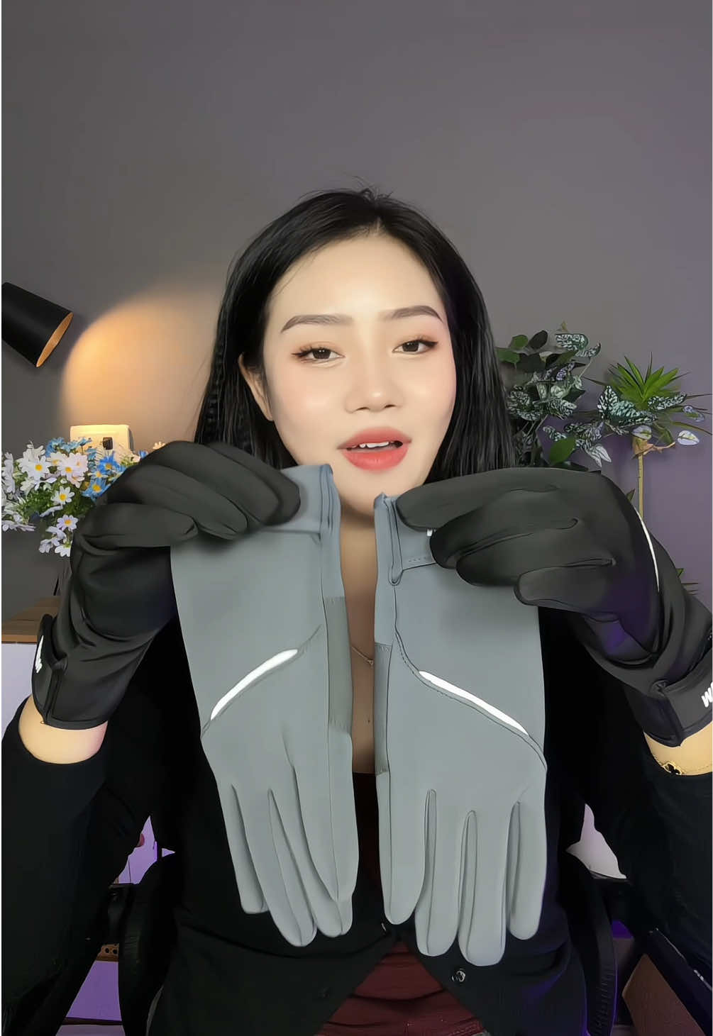 Găng tay lót lông kháng nước mưa nhỏ #gangtay #gangtaylotlong #gangtaymuadong 