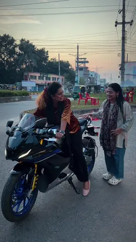 #CapCut আপুর সাথে বাইকে ঘুরাঘুরি!#Foryou 