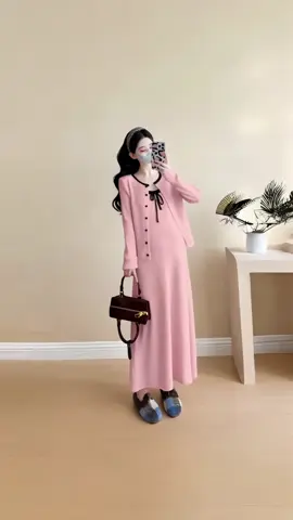 Set Đầm Váy Bầu Len Thỏ Cao Cấp , váy bầu len phong cách tiểu thư  #dobauxinh #dobau #quanaobau #dambau #vaybau 