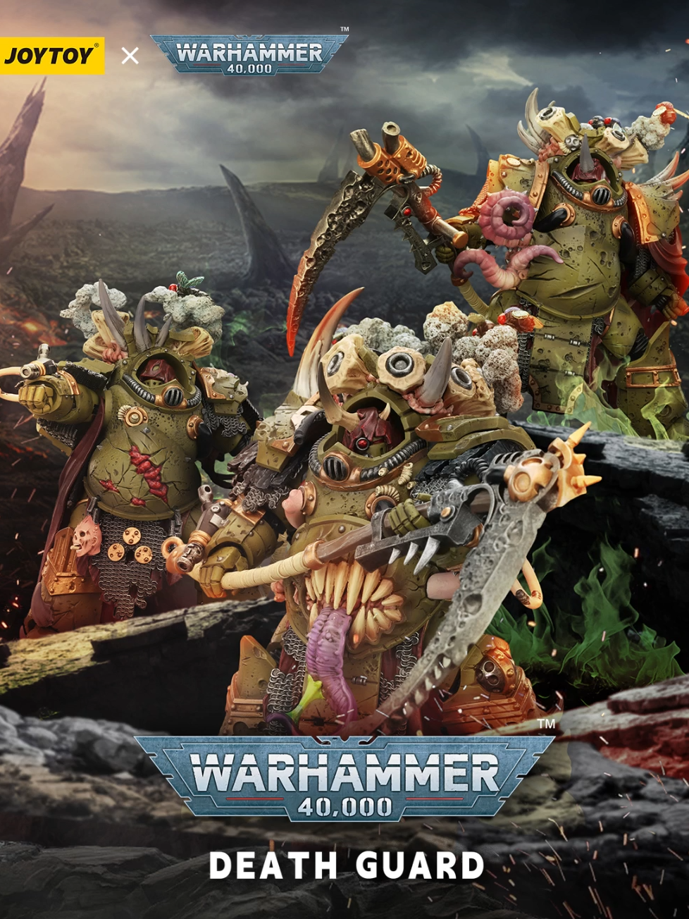 Death Guard Deathshroud Terminators Find me at here: http://joytoy.com  #warhammer40k #warhammercommunity #warhammer #joytoy #toyphotography #toy #toyphoto #actionfigure #actionfigures