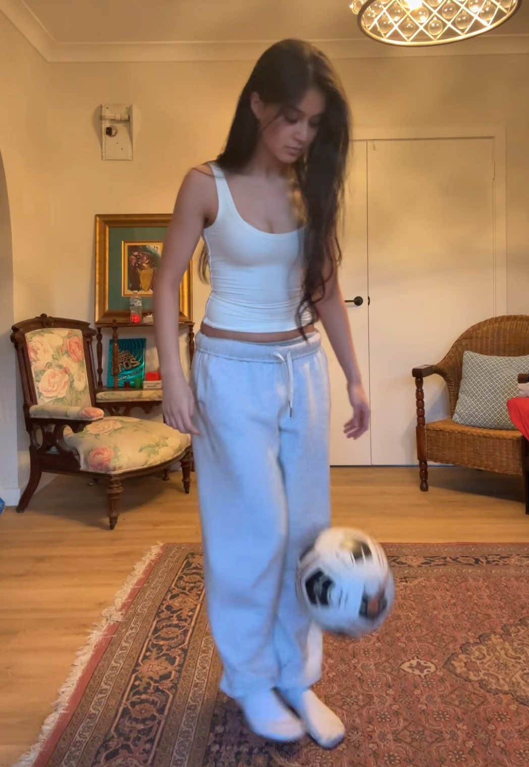 Harder than it looks #trend #juggling #baller 