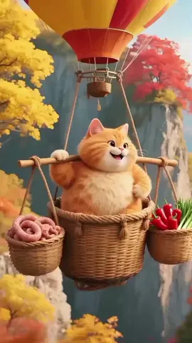 #cartoon #orangecat #cutecat 