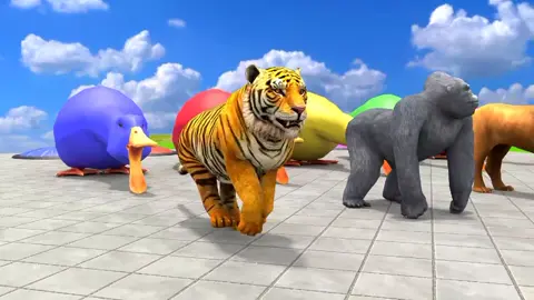#funny3danimals #longslidegame #animalsrungame #animals3dusa #3danimation 