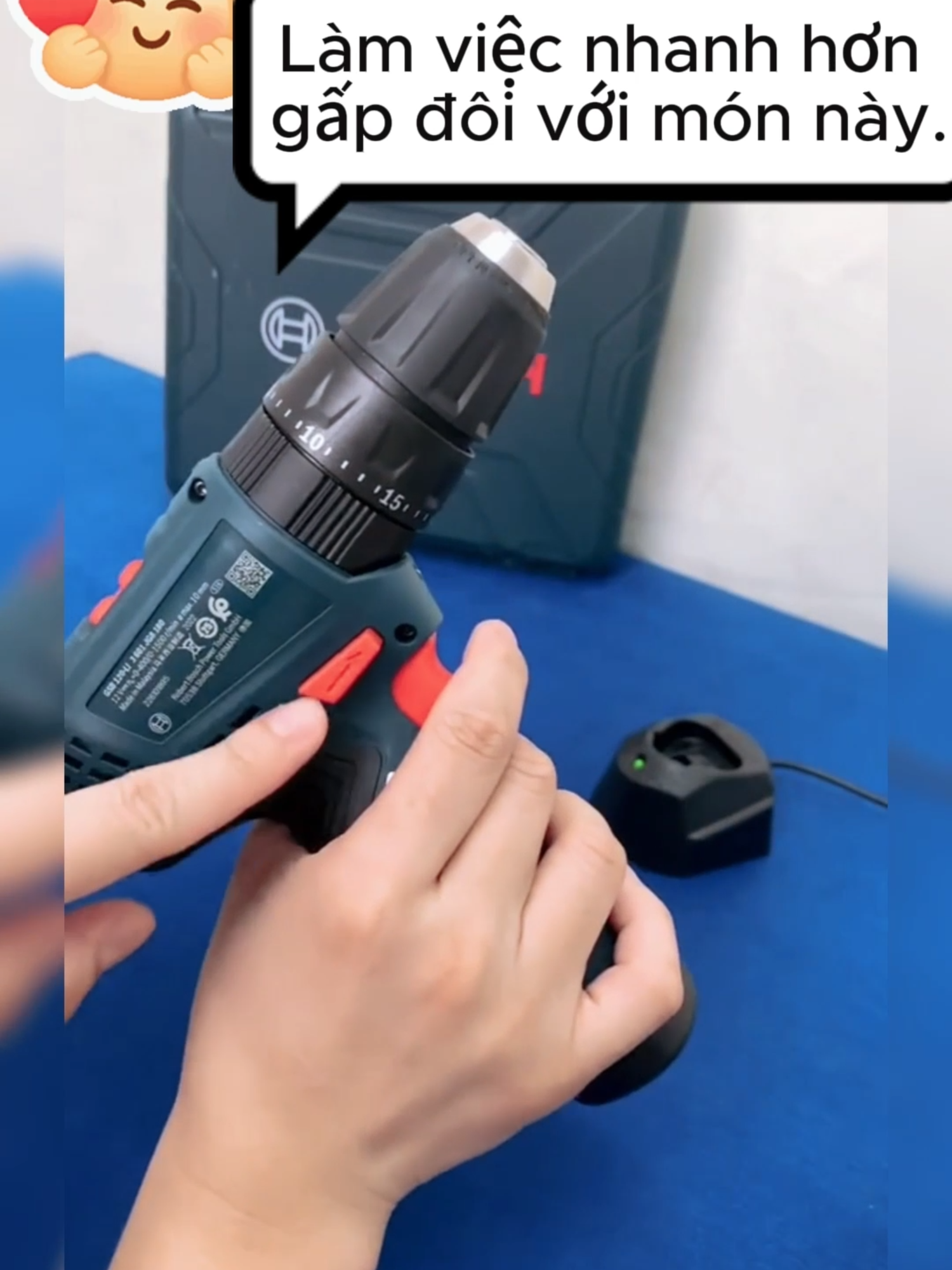 Pin khỏe giúp mình hoàn thành công việc liên tục mà không bị gián đoạn, đặc biệt khi làm ngoài trời.  #maykhoanpin #dosuachua #diytrend #xuhuongreview