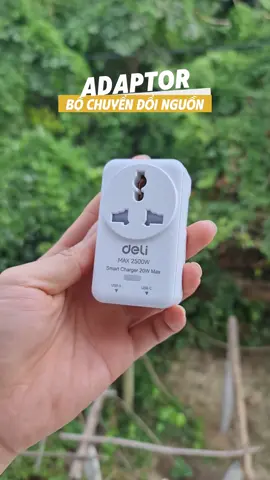 Adaptor chuyển đổi, chia nguồn Deli #adaptor #ocamdien #ocamchuyendoi #deli 