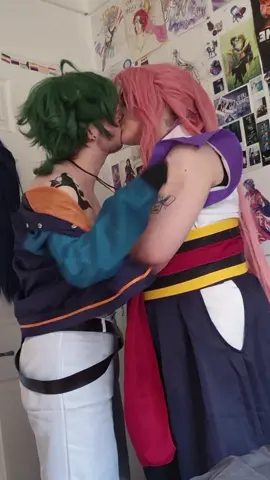YAOI BEAM!!!! glad to see everyones enjoying the matchablossom :P AND MY TOP SURVERY SCARS, im so flattered. taking joe to auckgeddon was my first ever time pretty much shirtless in public so thats pretty sweet!  Cherry is @felix ♡ #matchablossom #kaorusakurayashiki #kojironanjo #sk8theinfinity #sk8cosplay 