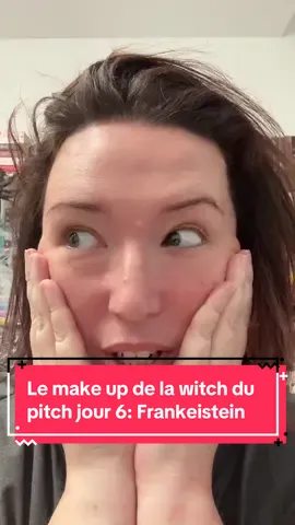 Le make up de la Witch du Pitch jour 6: madame  Frankeistein #halloween2025 #makeup #tuto #makeuphalloween #frankeinstein 
