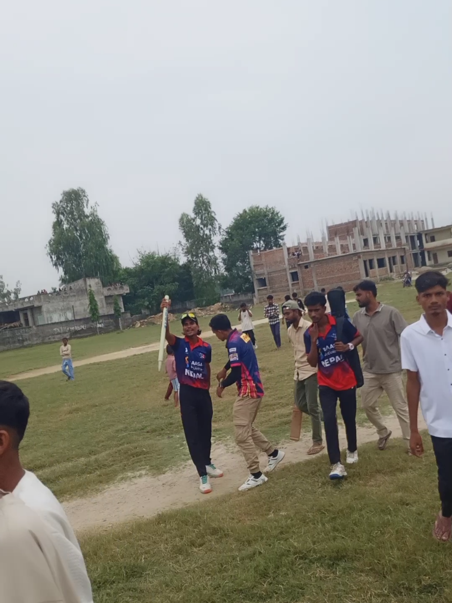 wining Moment at Haripurwa Ground #Final #Cricket #once_a_captain #always_the_captain 