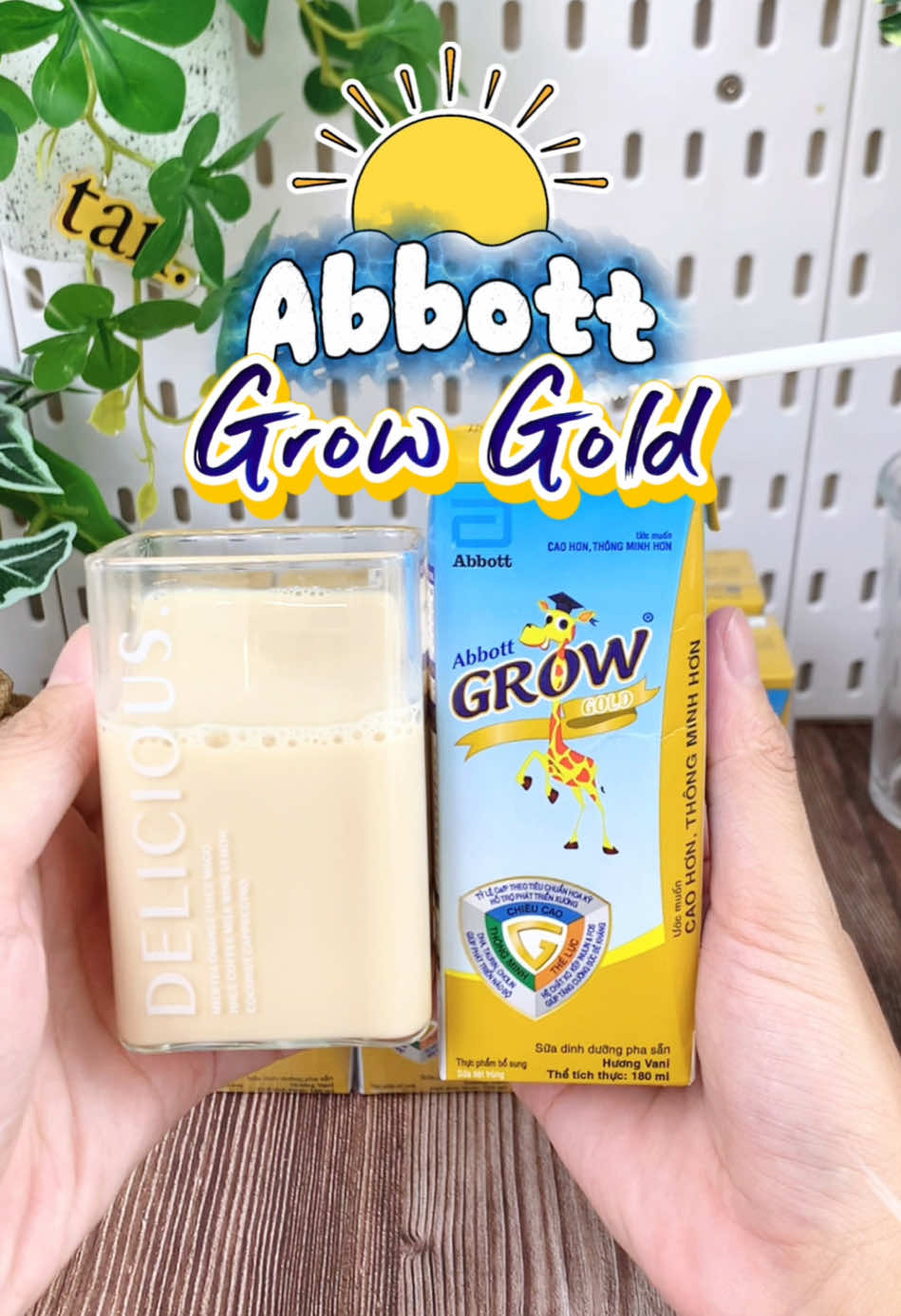 Sữa Abbott Grow Gold cho khởi đầu ngày mới đầy năng lượng đồng hành cùng con nha các mẹ ơi 🥛🦒🇺🇸 #Abbott #Abbottgrowgold #suahuoucaoco #donghanhcungcon #xuhuong 