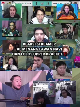 Nicetry navi 🥺 | Reaksi streamer ae lolos upper bracket ‼️ #MLBB9TH #MLBB #alteregoesports #fyppppppppppppppppppppppp #mlbbcreatorbase 