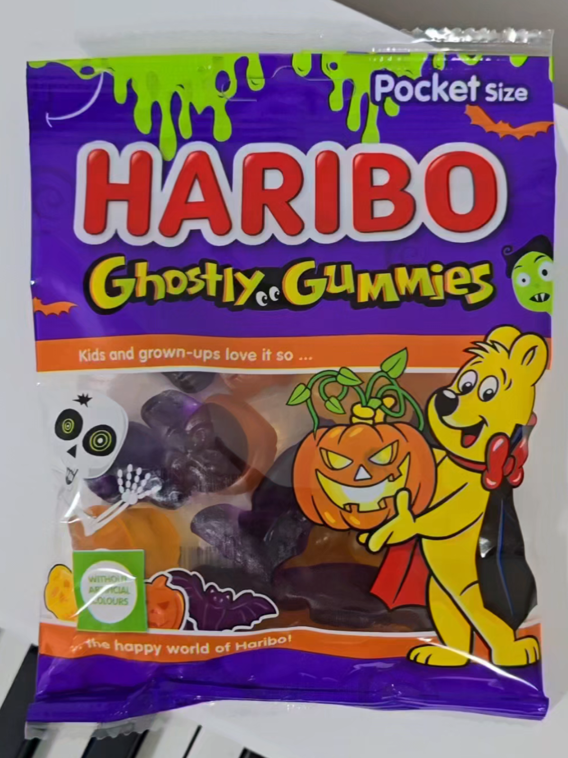 Haribo Ghostly Gummies #haribo #halloween #gummies #ghostly #fyp @djuric_supermarket 