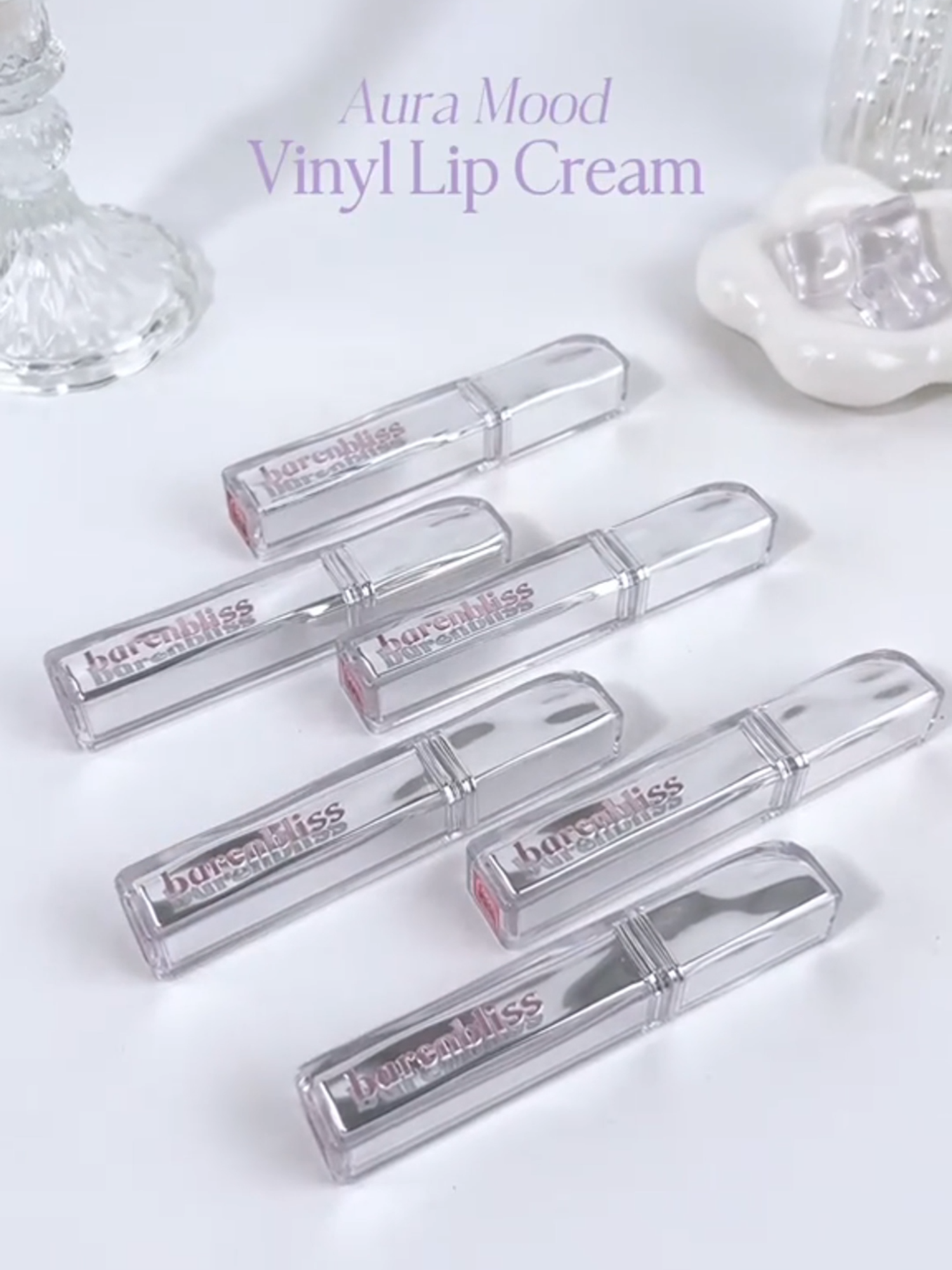 barenbliss Aura Mood Vinyl Lip Cream swatches 🥰 #barenblissph #beauty #makeup #VinylLipCream