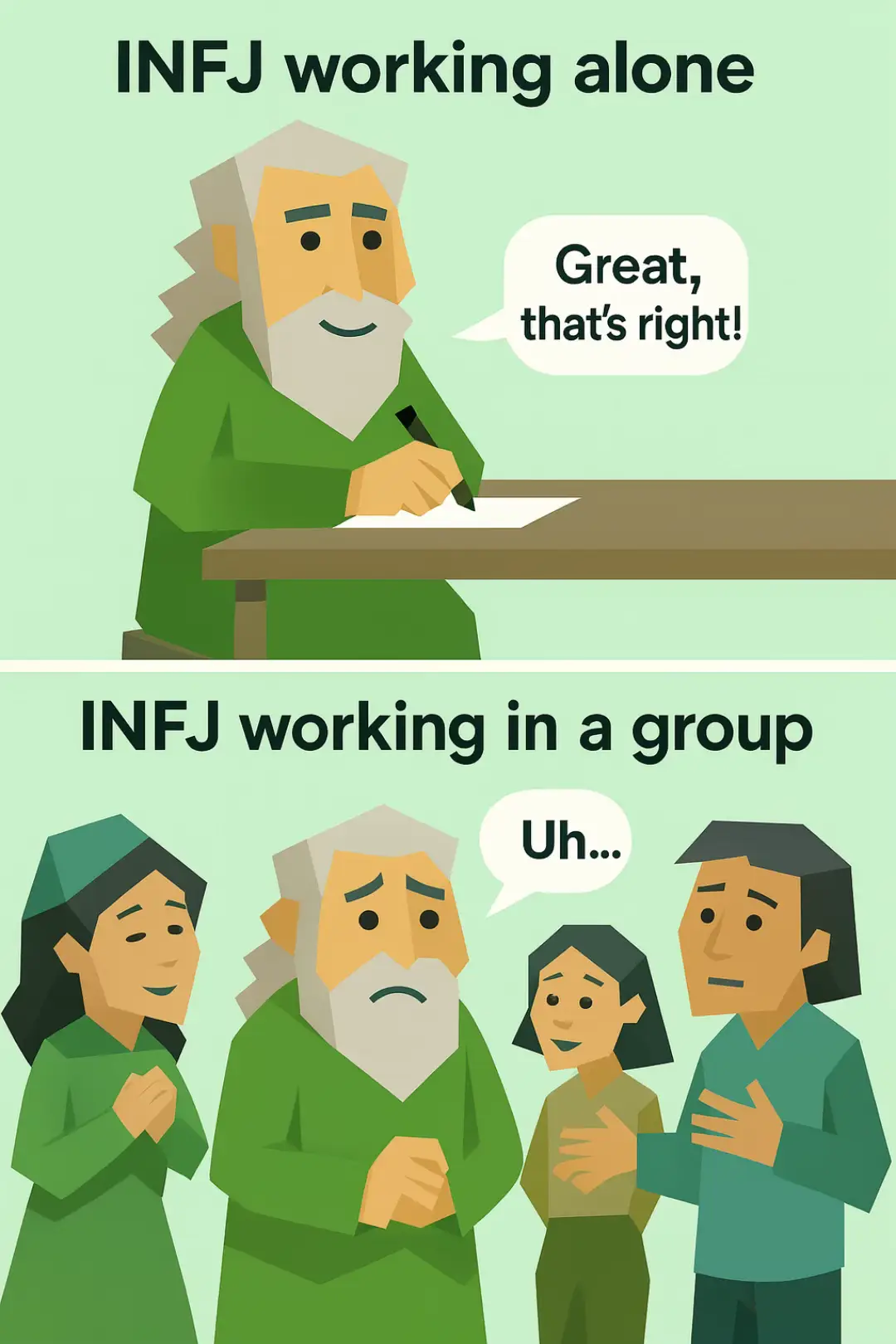 #INFJ #mbti #infjmemes #mbtimeme #infjpersonality 