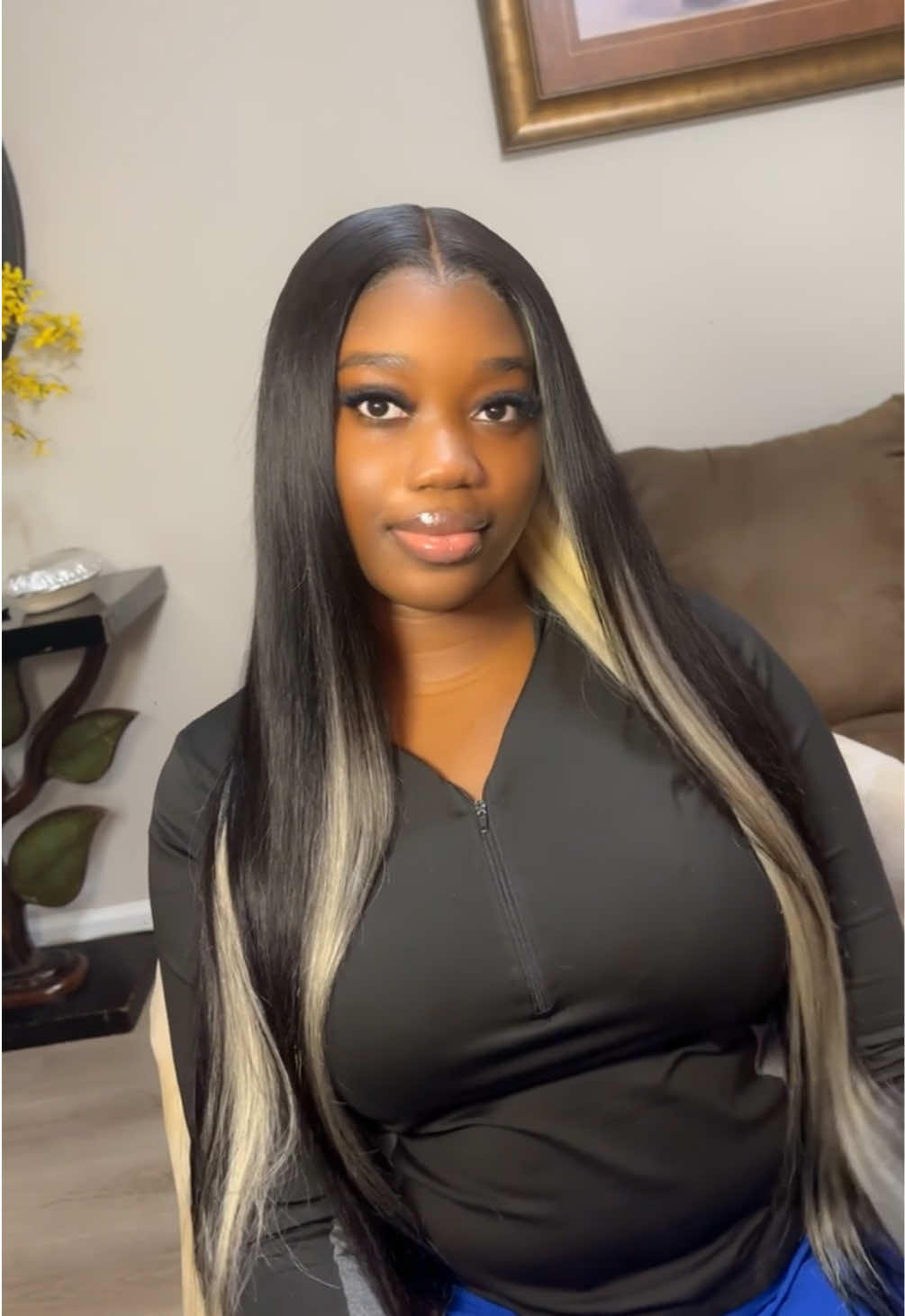 For appointments click link in bio🎀 4x4 closure quickweave 4 bundles from tiktok shop😏 Flat iron, melt spray, bundles & silkening mist all in orange shopping cart! 