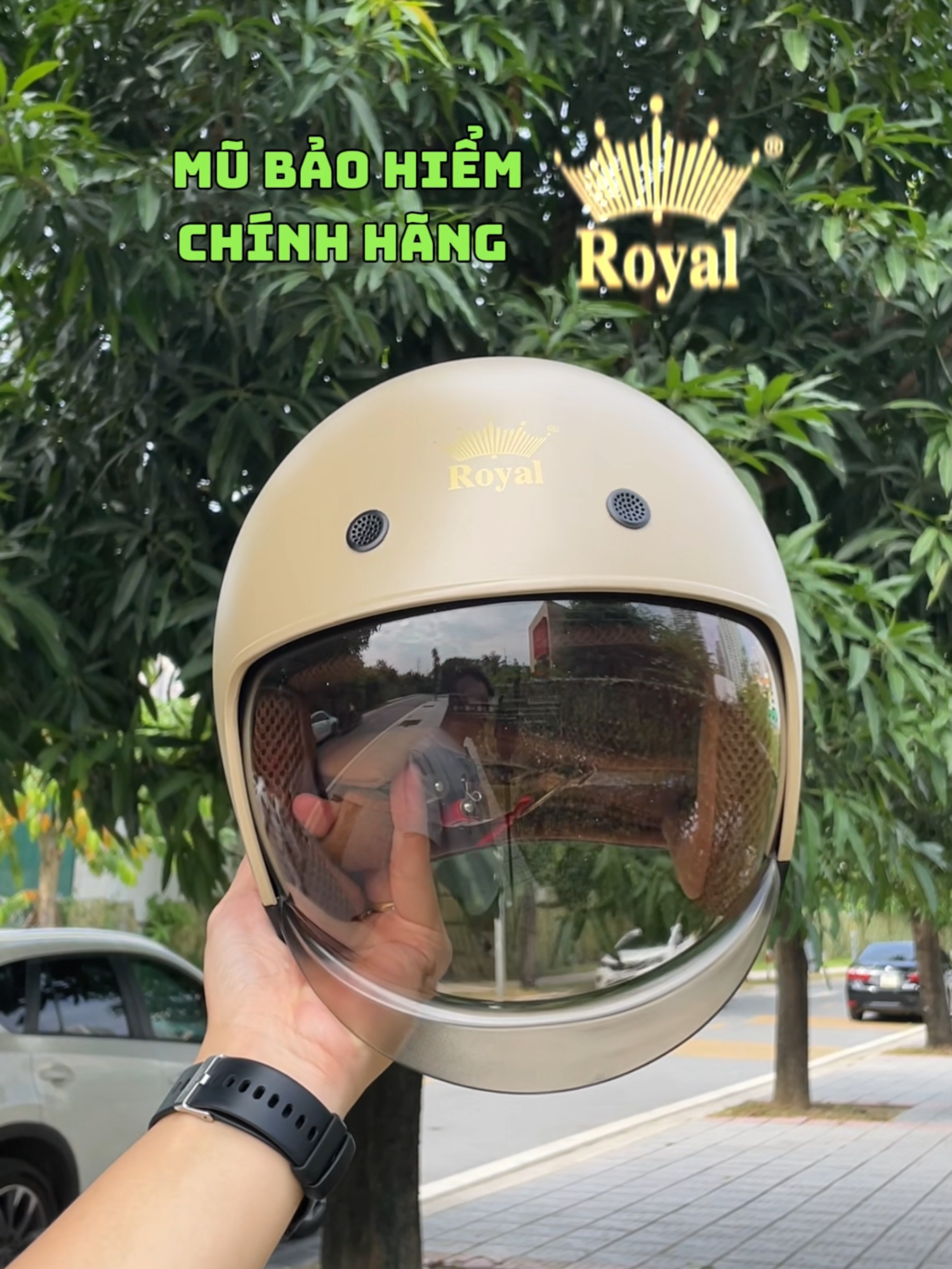 Mũ bảo hiểm Chính Hãng ROYAL và là hàng Việt Nam Chất Lượng cao nên anh em yên tâm sử dụng nhé #quangchamxe