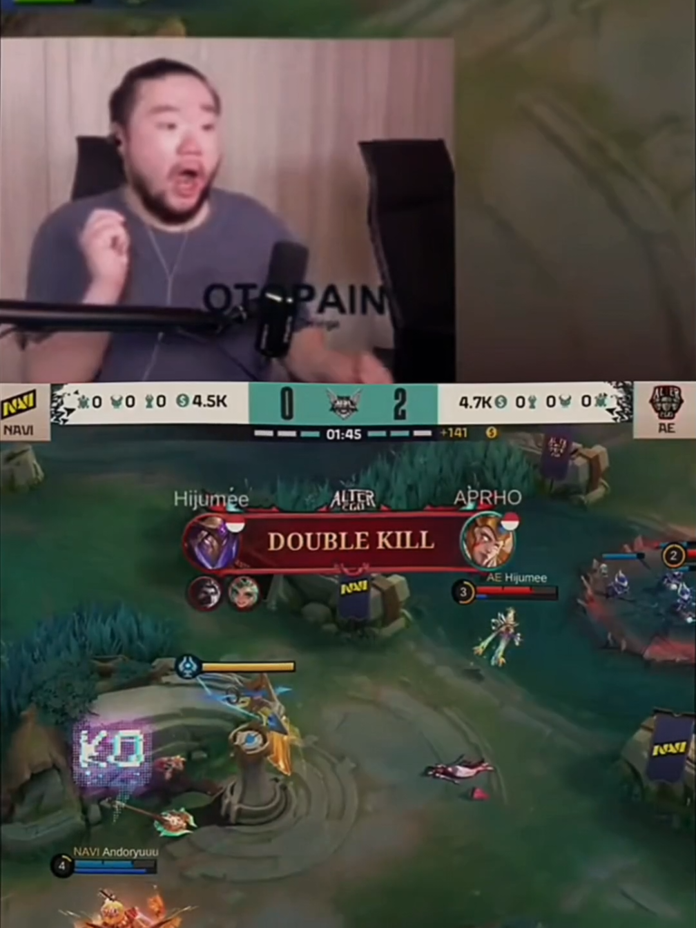 wah geloo inimah meng! koh delwyn sampe ga expect ☠️ @Alter Ego Esports @Hijume #alterego #mpl #playoffs #hijume #mlbb 