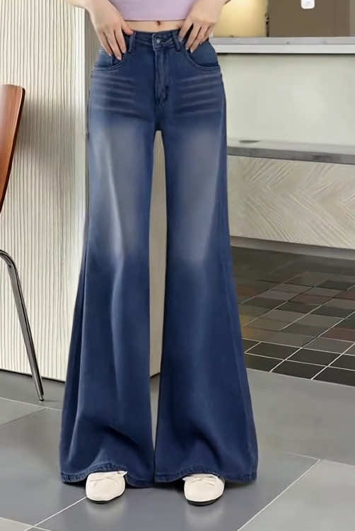 Gempak! Seluar suar longgar dalam pelbagai warna, sesuai untuk setiap gaya!🎀 #jeans  #jeanswanita  #widelegjeans  #jeanswanitamurah  #seluarjeanskorea