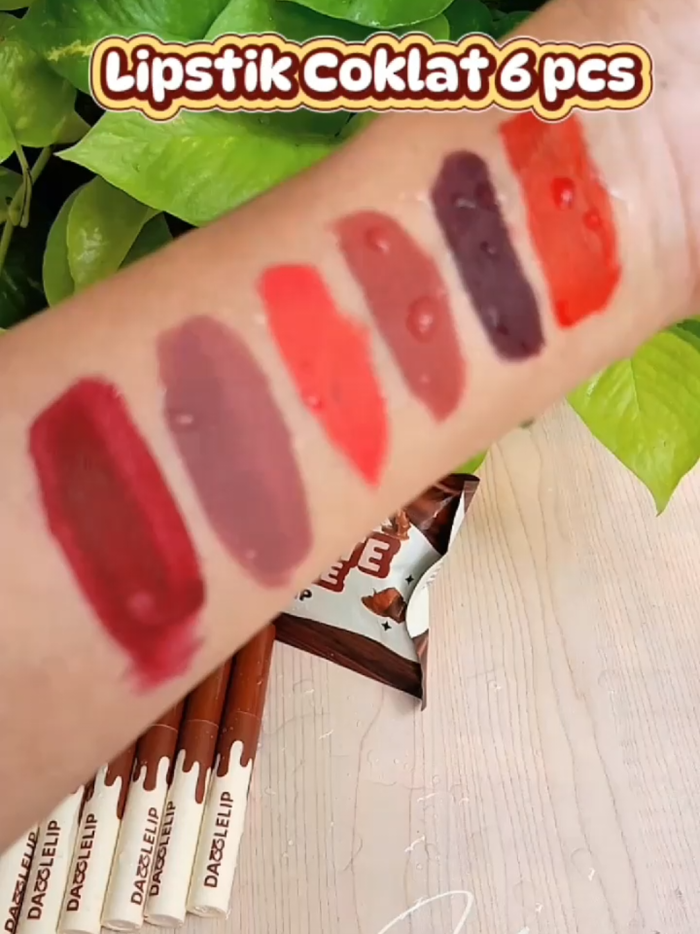 Lipstik Coklat 6 Pcs #Lipstik #lipstikviral #lipstikcoklat #lipstik30ribudapet6 #lipstiktahanair 
