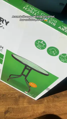 Măsuță bistro Kaufland la doar 31,60 lei!🤯