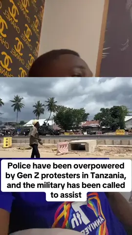 Police have been overpowered by Gen Z protesters in Tanzania, and the military has been called to assist…. #v#viralvideov#viraltiktokv#videot#tiktokindiat#tiktok#kenyantiktokers#ohanglamusic#politics#maandamano#kenyancomedy🇰🇪  