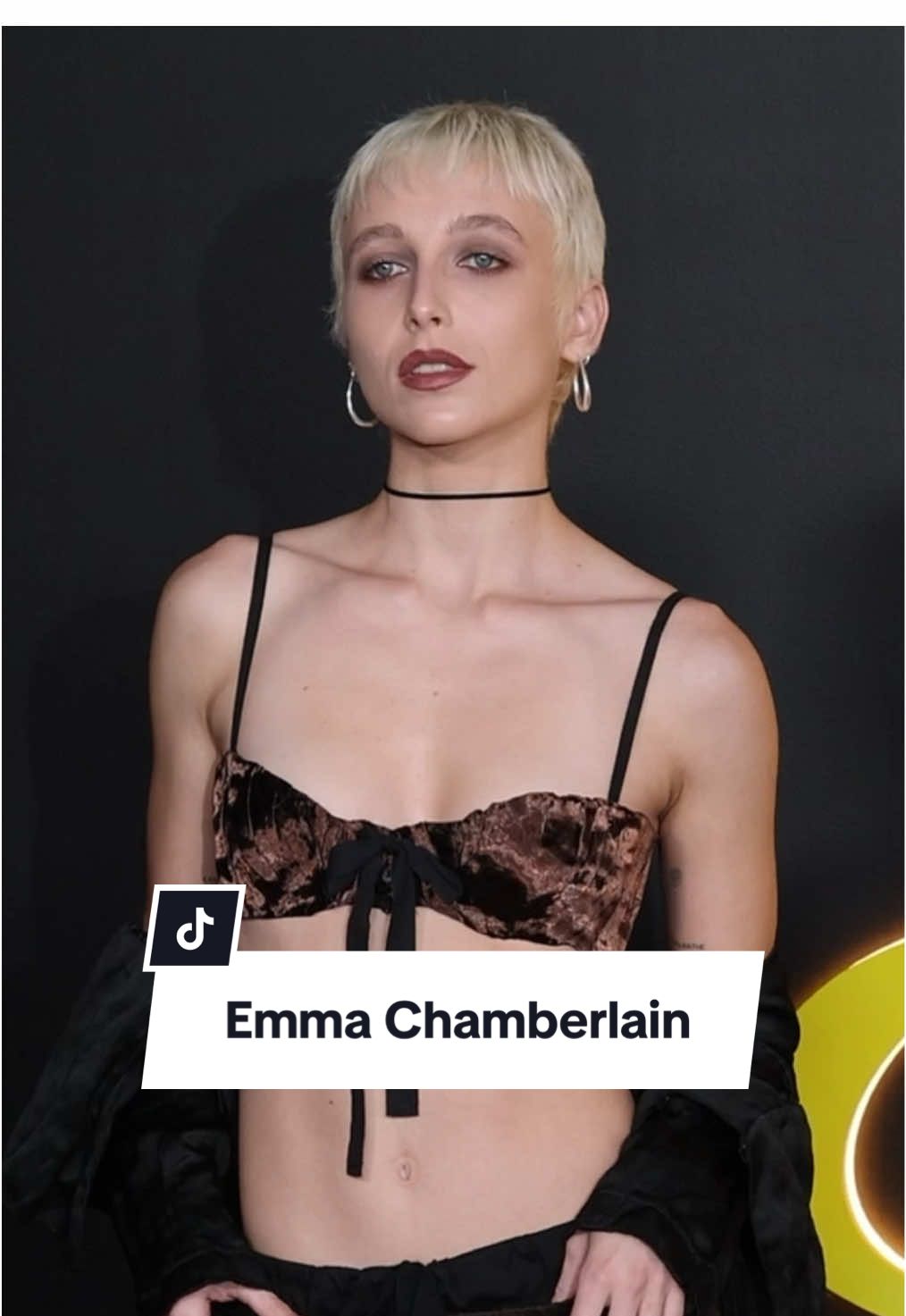 @emma chamberlain at the 