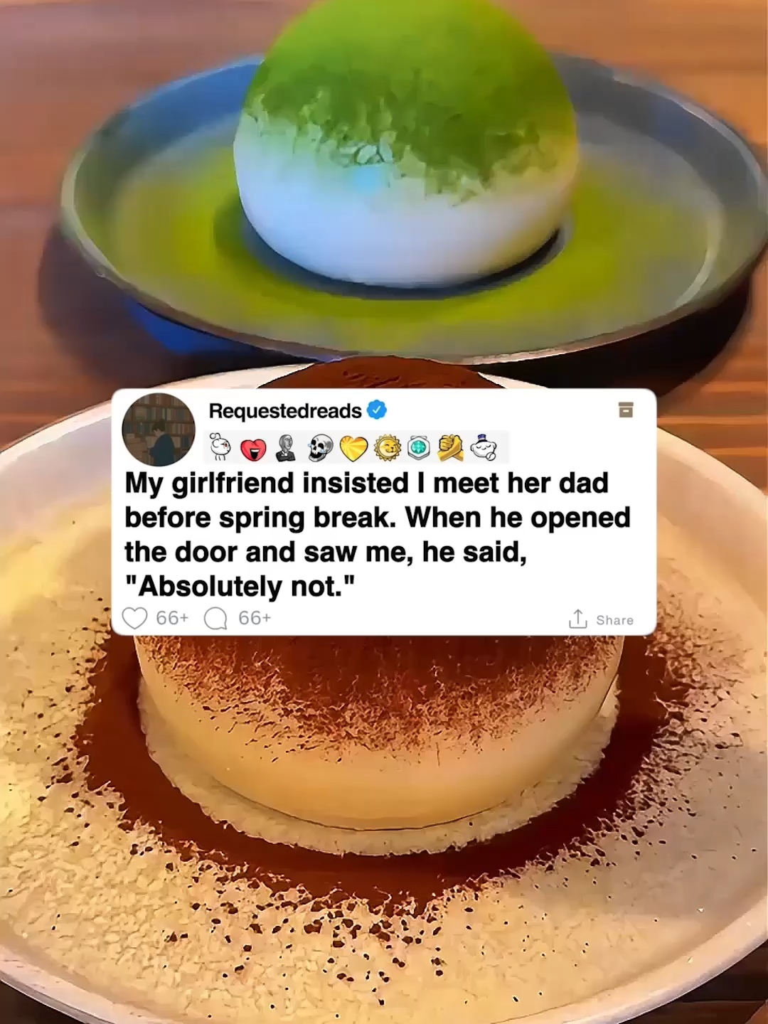 My girlfriend insisted I meet her dad before spring break. When he opened the door and saw me, he said, 